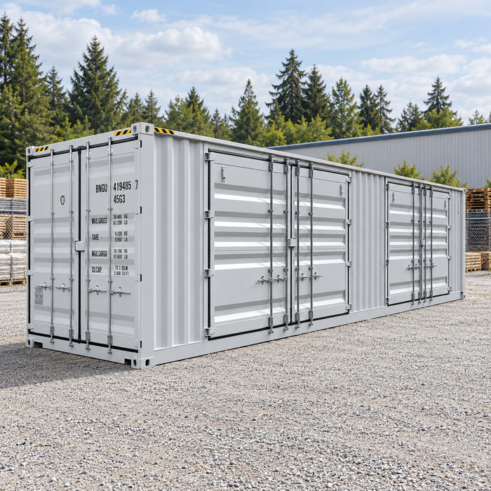 40-Foot High Cube Shipping Container with 2 Side Doors – One-Way Use Sea Can TMG-SC45S