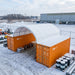 20' x 20' PE Fabric Container Shelter, Fire Retardant, Water Resistant, UV Protected, TMG-ST2021CE(Previously ST2020C) TMG Industrial