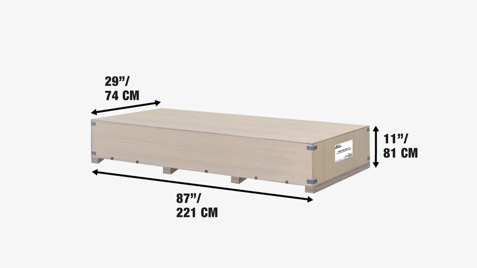 Front End Wall Kit, Compatible with TMG-ST2041CV and TMG-ST2021CE installed with standard height container (8’6