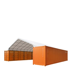 30' x 40' PVC Fabric Container Peak Roof Shelter TMG Heavy Series™, Fire Retardant, UV Protected, TMG-ST3042CV (Previously ST3041CV)