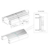 Connection Kit for Connecting Two TMG-ST3042CE or ST3042CV 30' Container Shelters, For 10' Structure Height Only, 17 oz PVC Tarpaulin, TMG-ST3042VCNT
