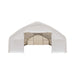 TMG-ST3072V 30' x 70' straight wall peak ceiling storage shelter with heavy duty 13 oz PVC cover