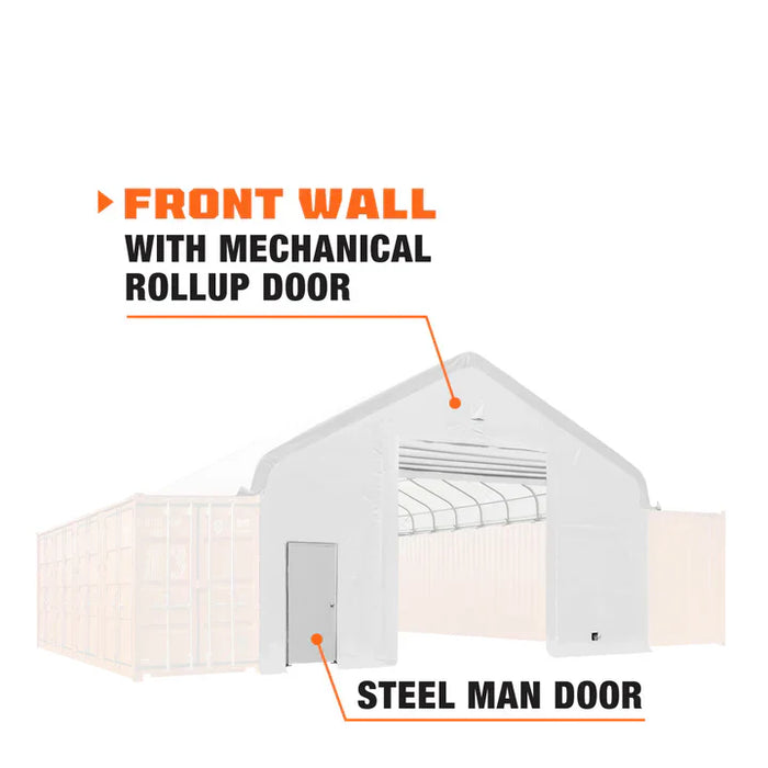 TMG Industrial Front End Wall Kit, Compatible with TMG-ST30 series container shelters installed with the high cube containers (9’6”), TMG-ST30FW9V