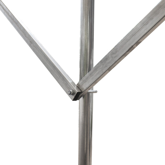 20' x 30' Retractable Mobile Shelter, 9'10" Clearance, 6" Nylon Caster, 17 oz PVC Cover, TMG-STM2030