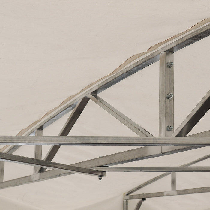 20' x 30' Retractable Mobile Shelter, 9'10" Clearance, 6" Nylon Caster, 17 oz PVC Cover, TMG-STM2030