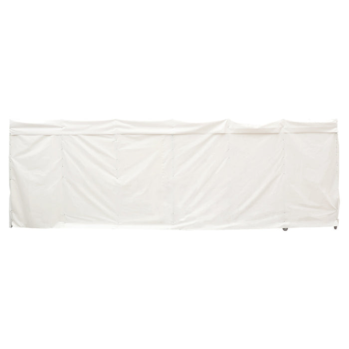 20' x 30' Retractable Mobile Shelter, 9'10" Clearance, 6" Nylon Caster, 17 oz PVC Cover, TMG-STM2030