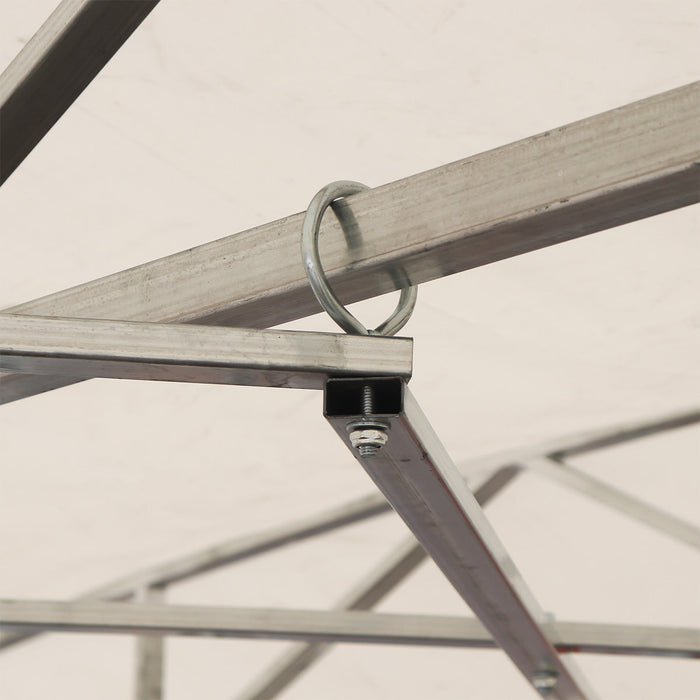 30' x 40' Retractable Mobile Shelter, 13' Clearance, 6" Nylon Casters, 17 oz PVC Cover, TMG-STM3040