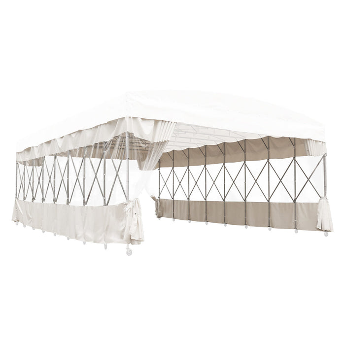 Transparent Side and End Curtain Kit for TMG-STM3040, 17oz PVC, (Shelter Not Included) TMG-STM3040-TC
