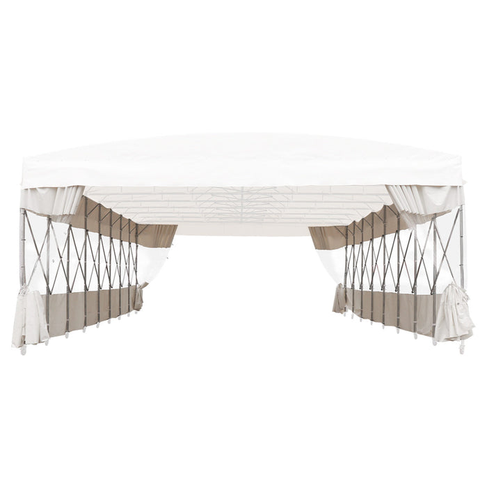 Transparent Side and End Curtain Kit for TMG-STM3040, 17oz PVC, (Shelter Not Included) TMG-STM3040-TC
