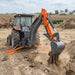 TMG-TBH90H 9 ft 3-point swing backhoe attachment with 15" bucket and hydraulic thumb