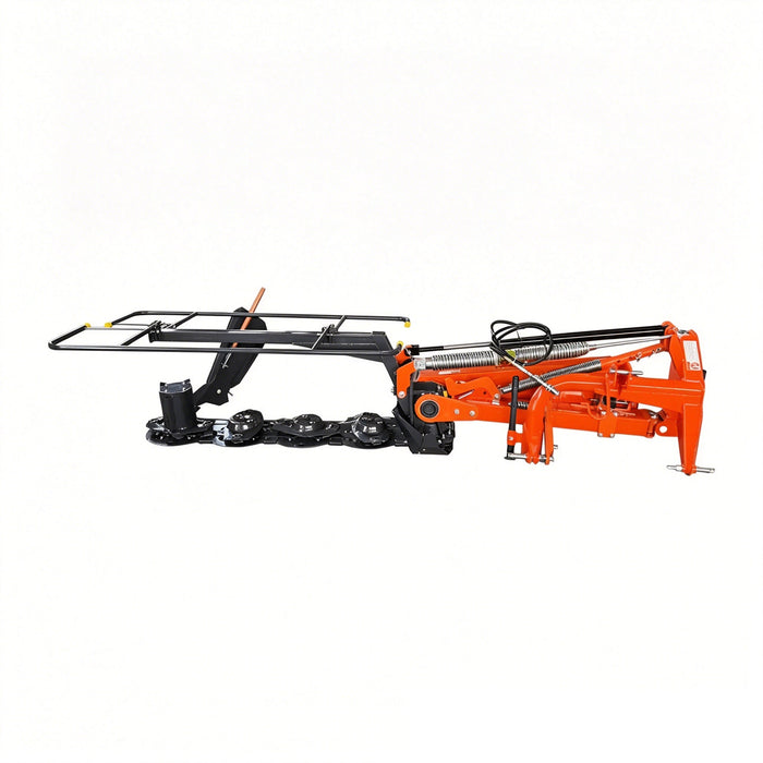 65" Disc Mower, 4 Discs, 3-Point Hitch, Category 2, PTO Shaft Included, 35-80 HP Tractor, TMG-TDM65