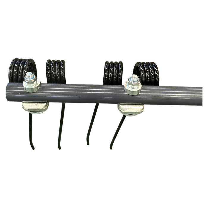 98" Hay Rake & Tedder, 12 Spring Tines, 3-Point Hitch Category 1, PTO Shaft Included, 18-50 HP Tractor, TMG-THR100