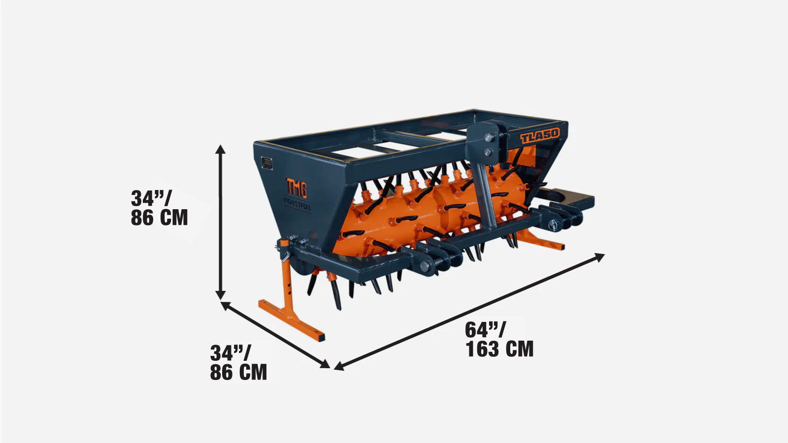 3 Point Hitch Drum Plug Aerator, 50