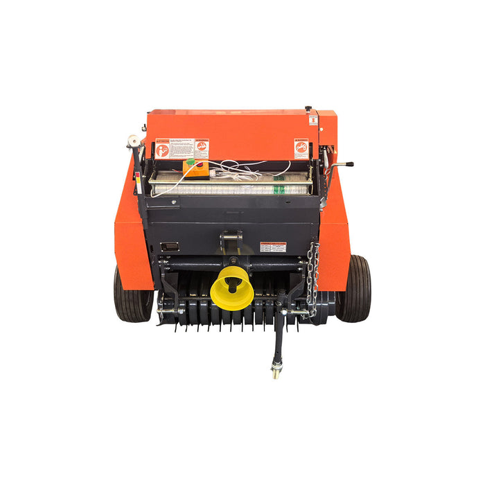 20" x 27" Round Hay Baler, Net Wrap, 3-Point Hitch, Category 1, PTO Shaft Included, 15-50 HP Tractor, TMG-TRB50N