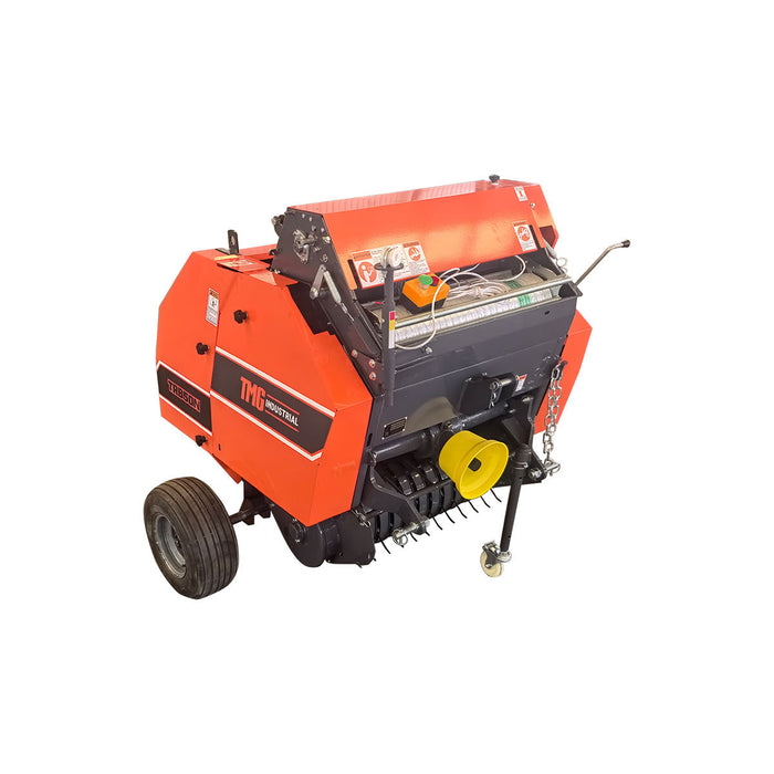 20" x 27" Round Hay Baler, Net Wrap, 3-Point Hitch, Category 1, PTO Shaft Included, 15-50 HP Tractor, TMG-TRB50N