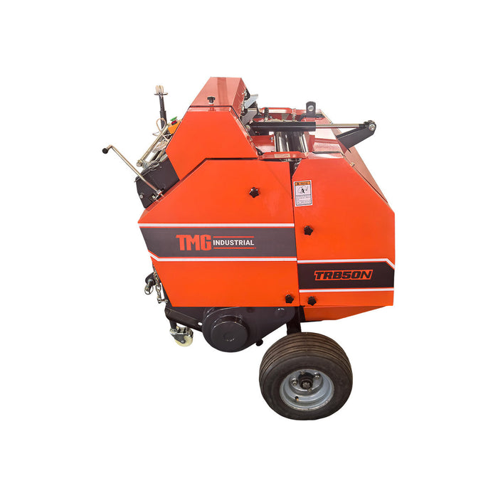 20" x 27" Round Hay Baler, Net Wrap, 3-Point Hitch, Category 1, PTO Shaft Included, 15-50 HP Tractor, TMG-TRB50N
