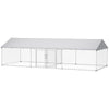 19.7' x 7.5' Two-Room Outdoor Dog Kennel with Roof & Secure Lock, PawHut, DOBA-DK20TR