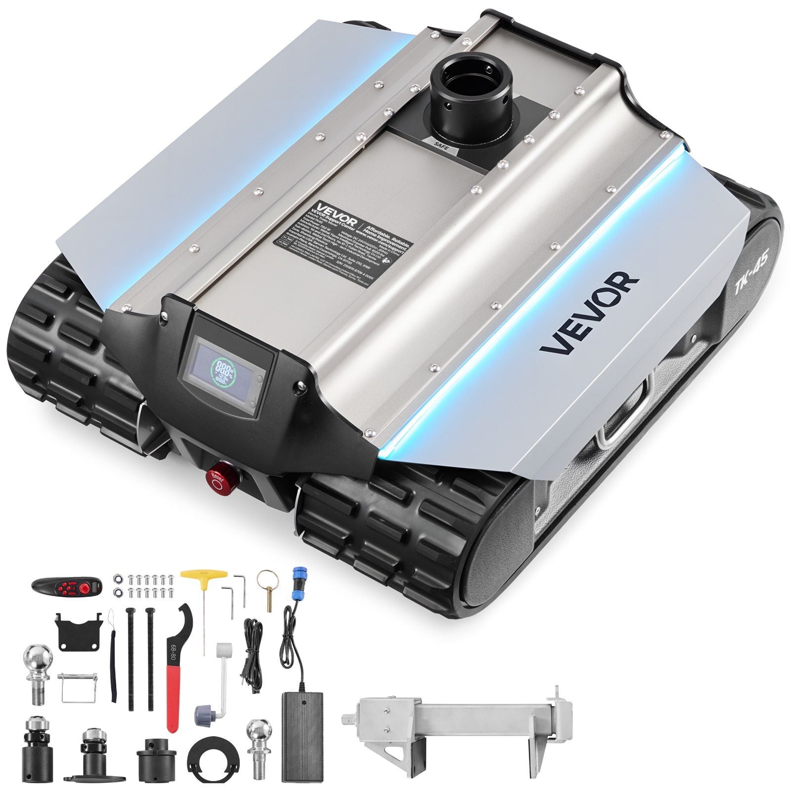 Electric Trailer Mover 9000 lbs Remote-Controlled Camper Trolley, VEVOR, DOBA-TM9000-shipping-info-image