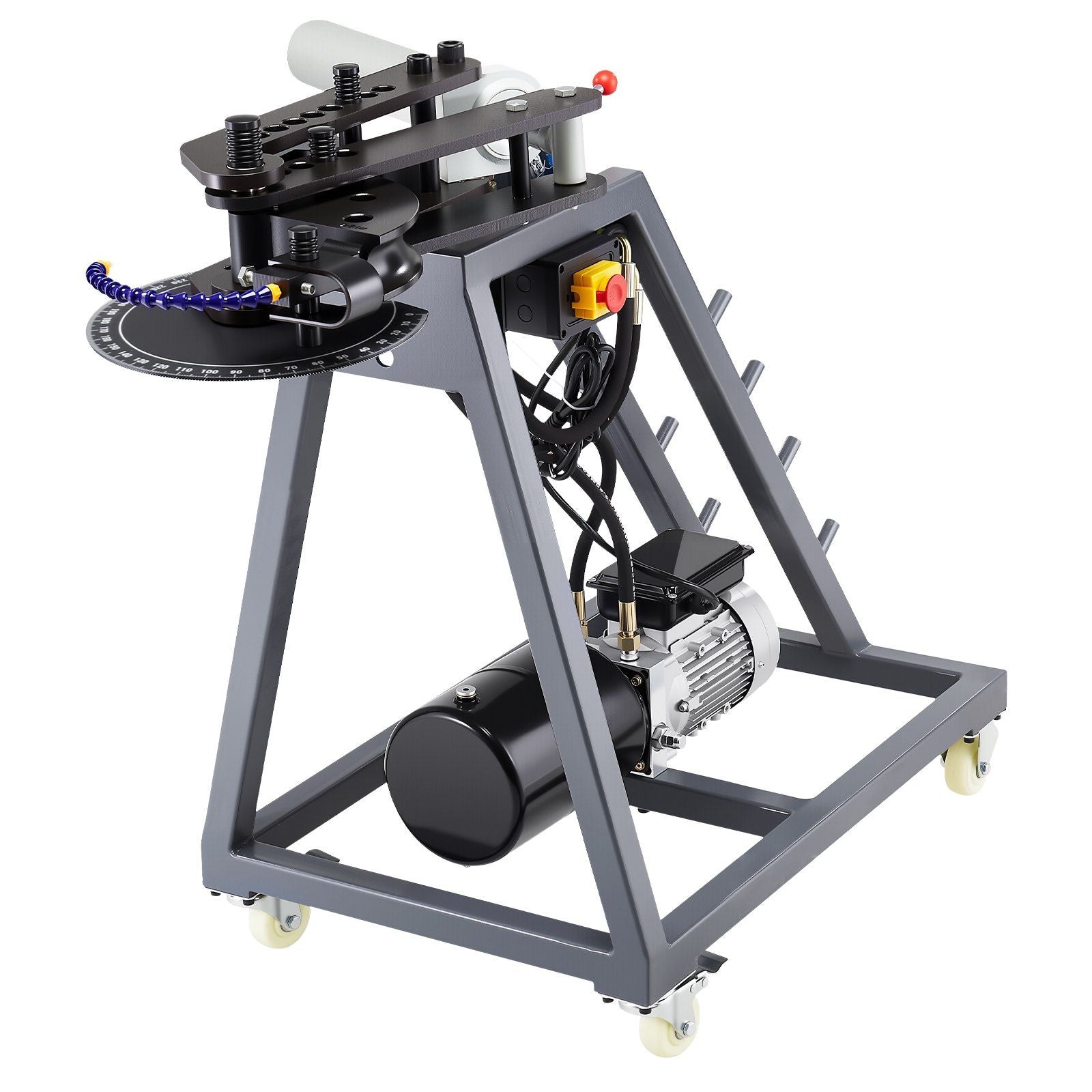 750W Electric Tube Bending Machine, Hydraulic Pipe Bender with 6L Cylinder, Heavy-Duty Tubing Forming Tool, DOBA-TB750-shipping-info-image