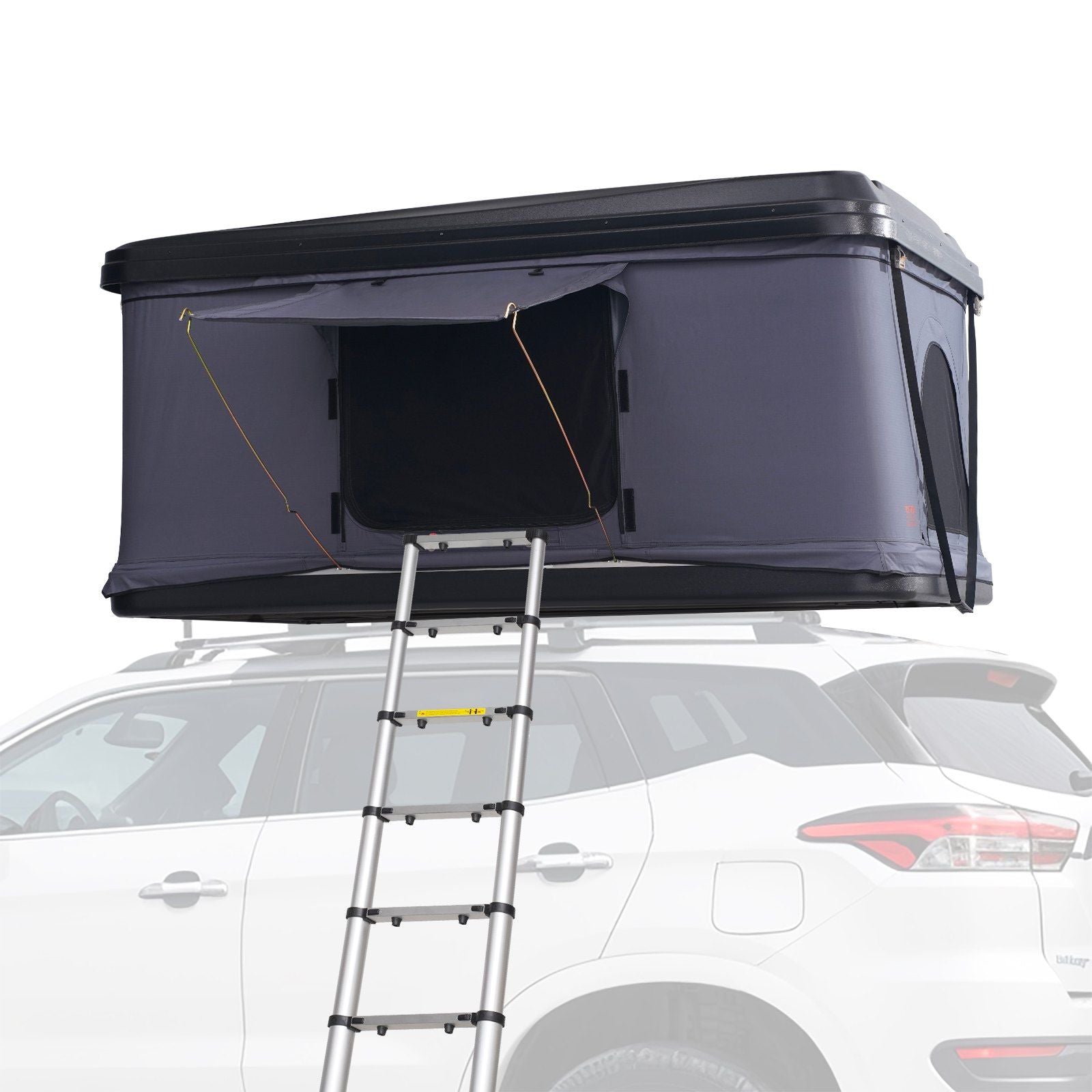 Hard Shell Rooftop Tent 2–3 Person with Ladder, ABS Shell Waterproof Camping Tent for SUV & Truck, VEVOR, DOBA-RTT23ABS-shipping-info-image