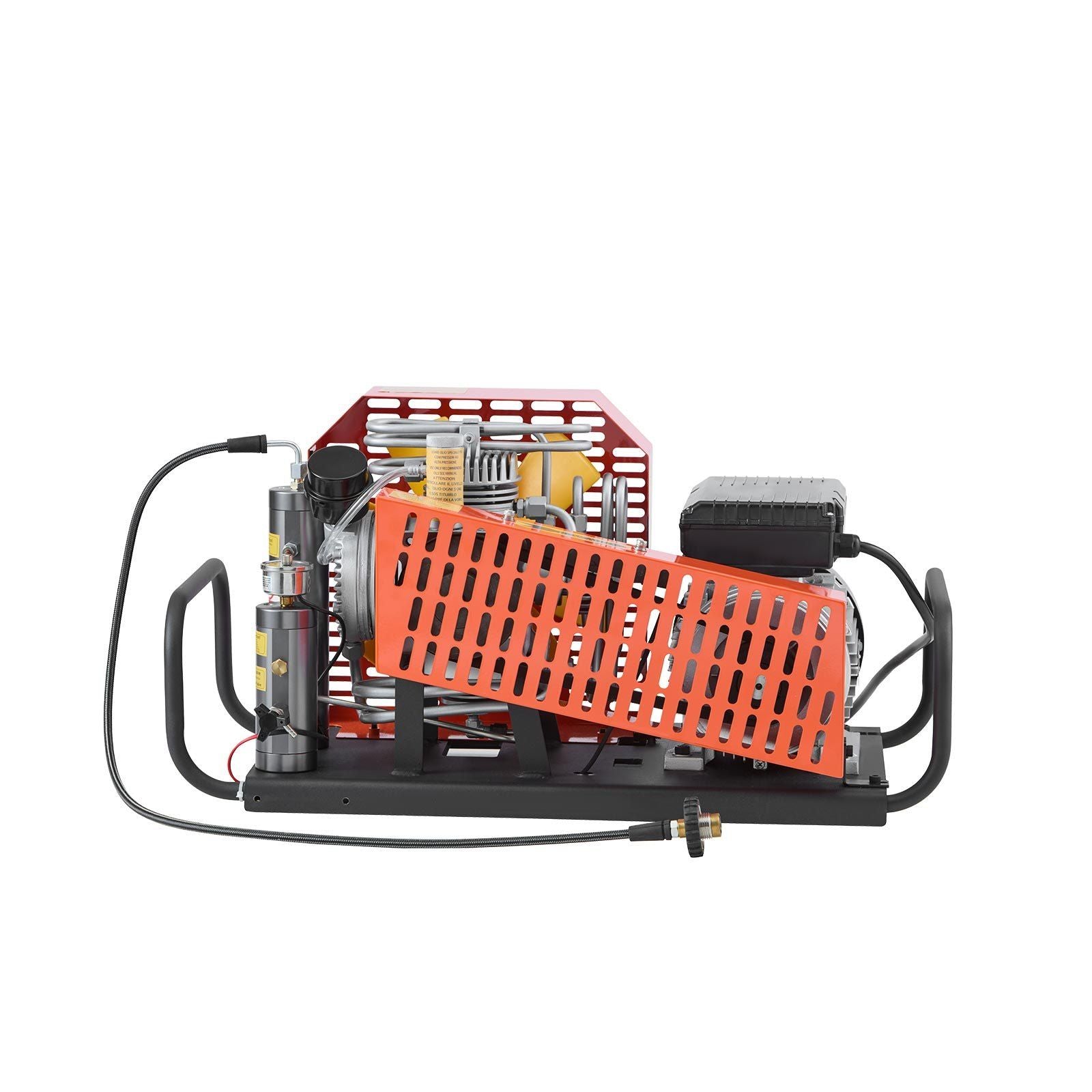 4500 PSI (30 MPa) PCP Air Compressor, 60 L/min Four-Cylinder, Auto Stop with Fan Cooling System, for Scuba Tanks & Paintball, DOBA-PCP4500-shipping-info-image