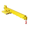 6000 lbs Adjustable Forklift Jib Boom Crane, Mobile Forklift Crane with 2 Hooks, Heavy-Duty Lifting Attachment, DOBA-FJ6000