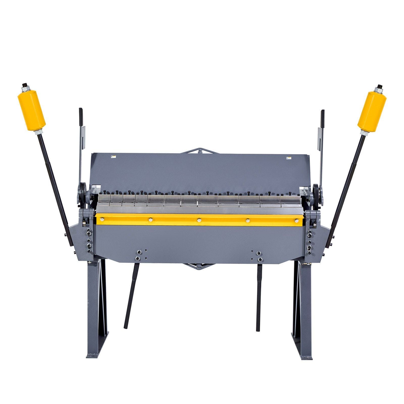 VEVOR Box and Pan Brake, 48 in Sheet Metal Bending Brake, 12-Gauge Mild Steel Capacity, 0-135 Degree Adjustable, Metal Bender Machine with 8 Fingers, Heavy-Duty Aluminum Folder for Precise Bending-shipping-info-image
