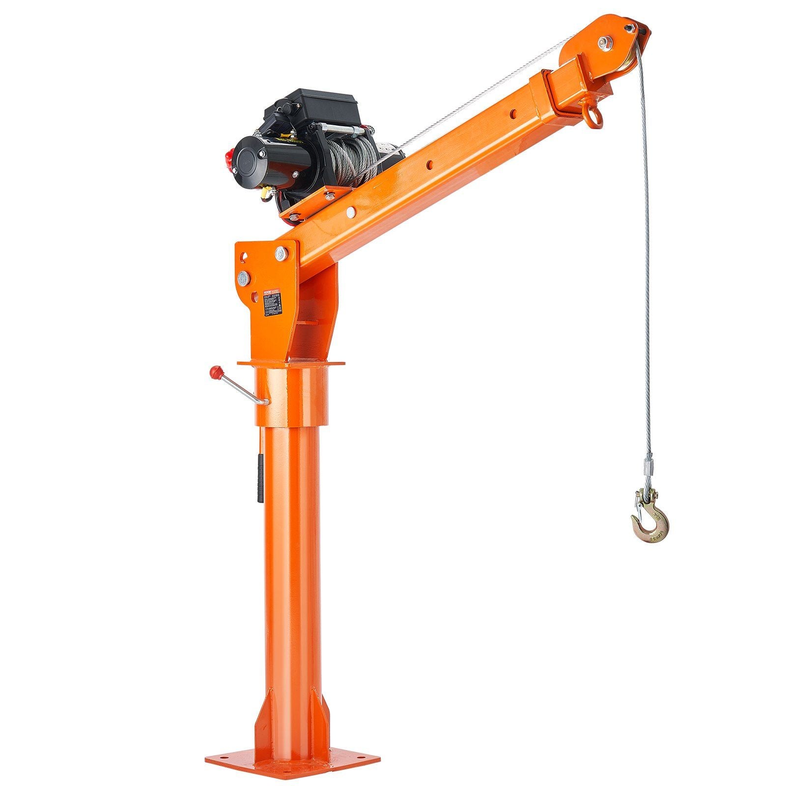 2200 lbs Electric Pickup Truck Crane, 360° Swivel Hoist Lift, Heavy-Duty Truck-Mounted Lifting Arm, DOBA-CH2200-shipping-info-image