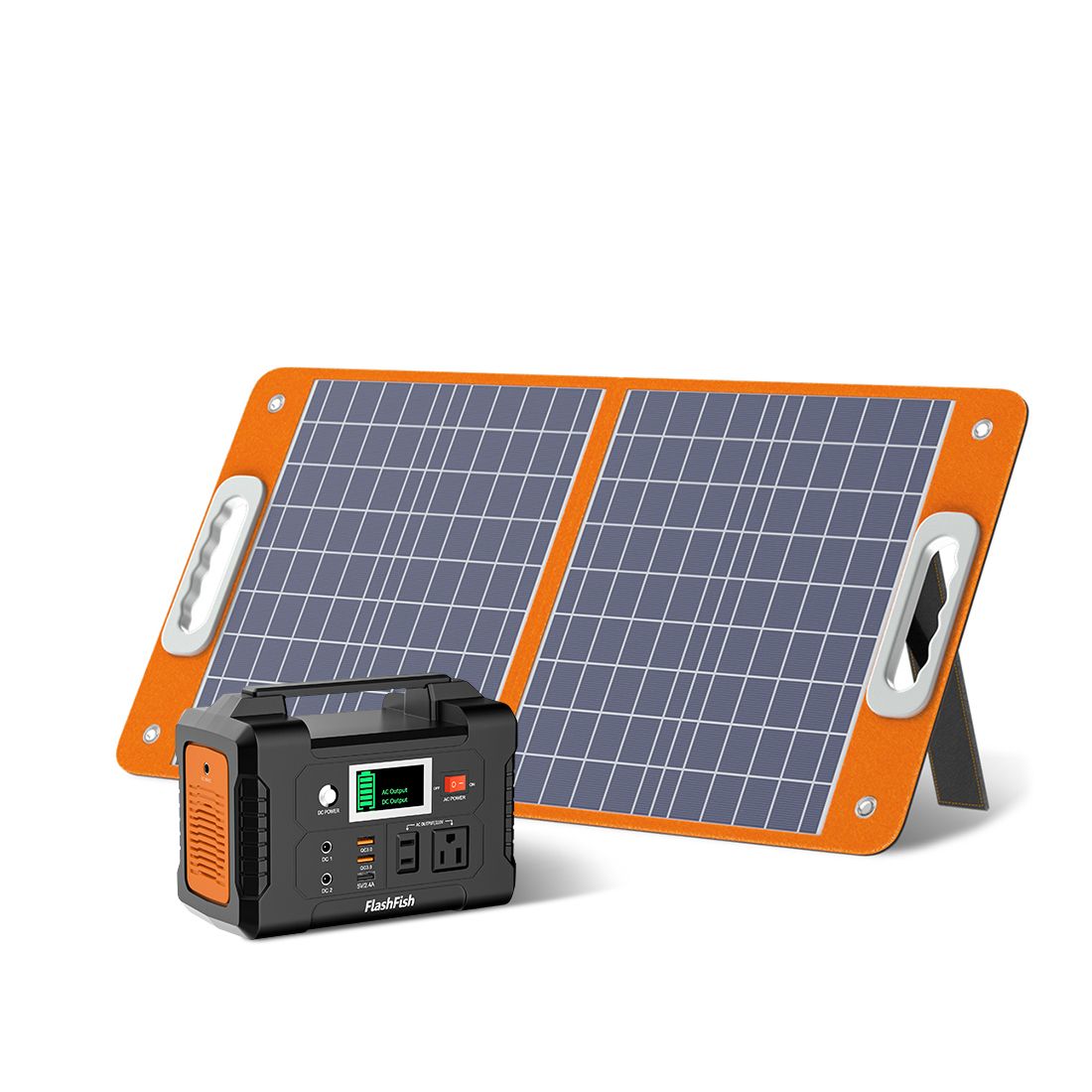 200W Portable Power Station 40800mAh Solar Generator with AC Outlet, FlashFish, DOBA-PS200-shipping-info-image
