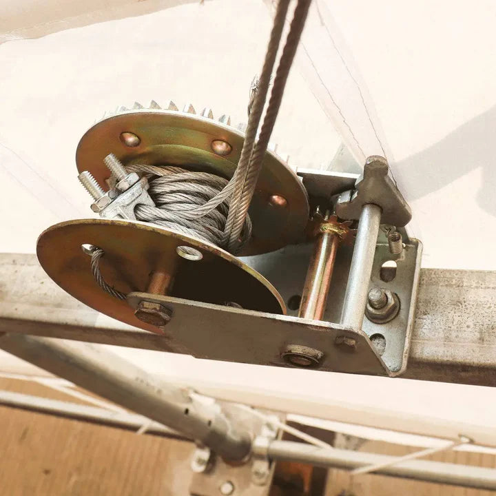TMG-DT5040C PVC cover tensioning winch and steel cable assembly