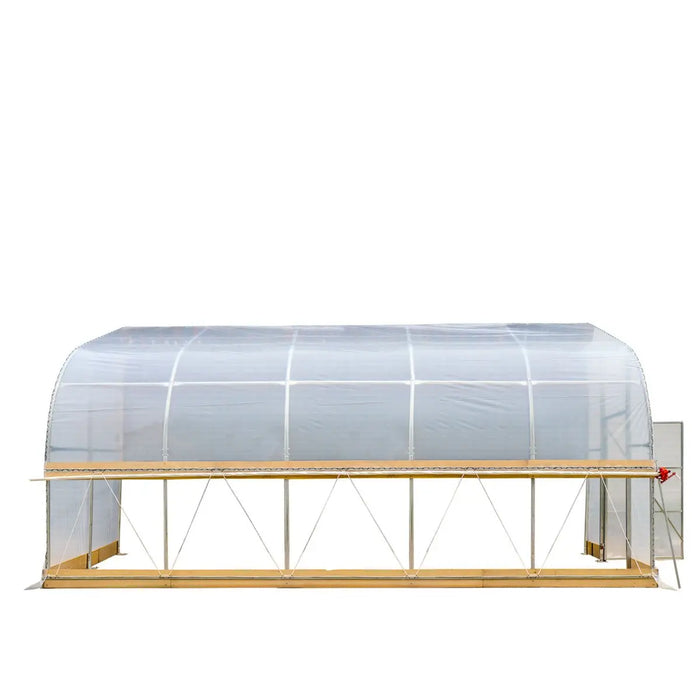 6x6 grow tent TMG 10' x 20' Lean-To Greenhouse with Clear Film & Roll-Up Sides