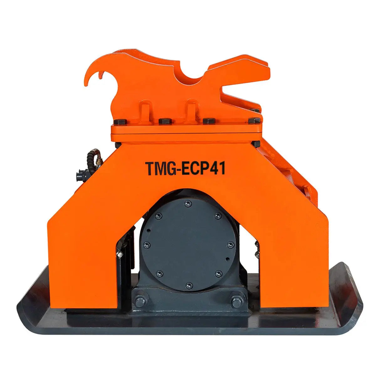 TMG Industrial 11,000-lbf Hydraulic Plate Compactor, 4-7 Ton Excavator Weight, 39” Compact Capacity, TMG-ECP41