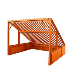 12' Heavy Duty Static Grizzly Rock Screen, Adjustable Bolt-On Deck Bars, 4