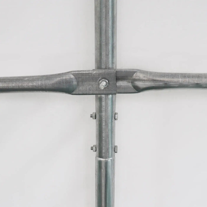 TMG Industrial 12’ x 30’ Car Shelter w/Rounded Roof & Heavy-Duty 11 OZ PE Fabric Cover, Galvanized Steel Frame, Fabric front roll-up door, TMG-ST1230R