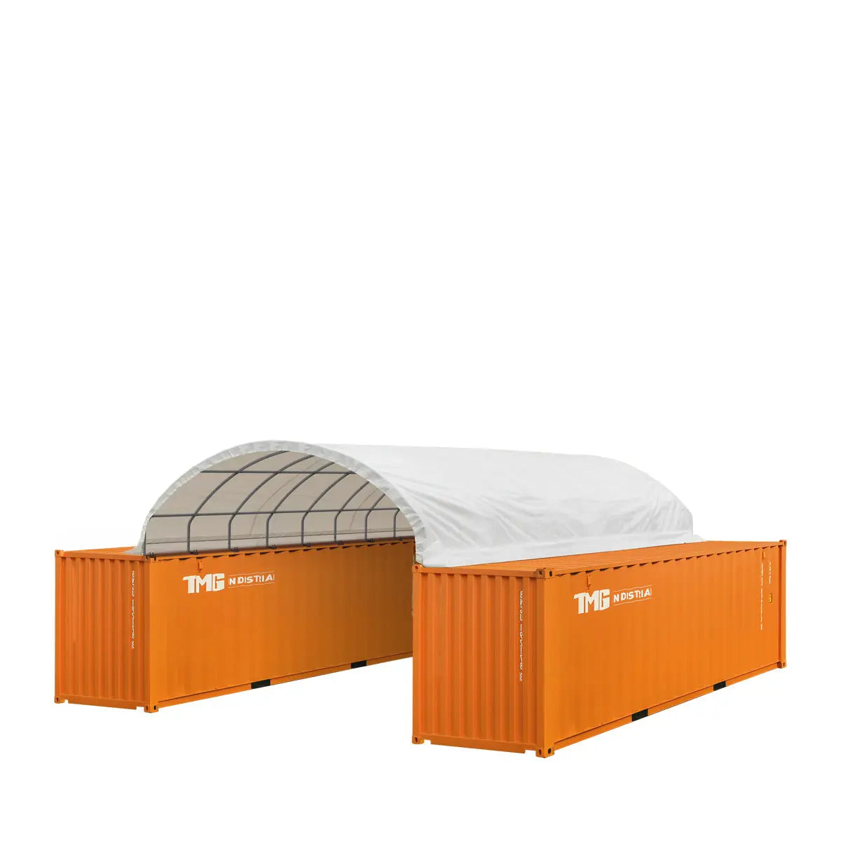 TMG Industrial 20' x 40' PVC Fabric Container Shelter, Fire Retardant, Water Resistant, UV Protected, TMG-ST2041CV(Previously ST2040C)