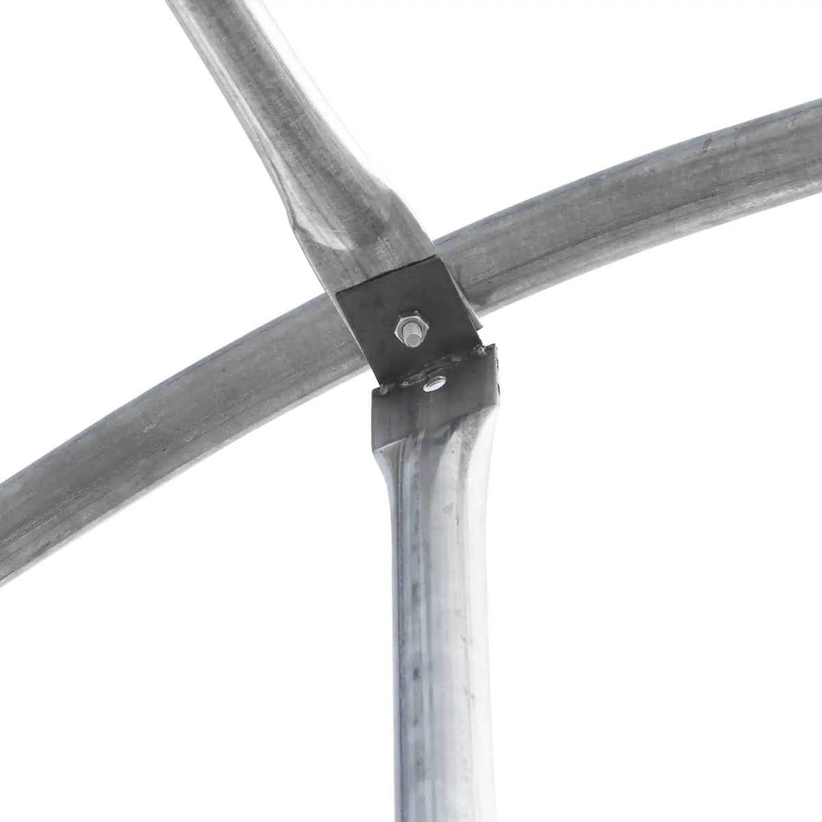 TMG Industrial 20' x 40' Straight Wall Peak Ceiling Storage Shelter with Heavy Duty 17 oz PVC Cover & Drive Through Door, TMG-ST2041V (Previously ST2040V)