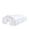 20’ x 40’ Tunnel Greenhouse Grow Tent w/12 Mil Ripstop Leno Mesh Cover, Cold Frame, Roll-up Windows, Peak Ceiling Roof, TMG-GH2040