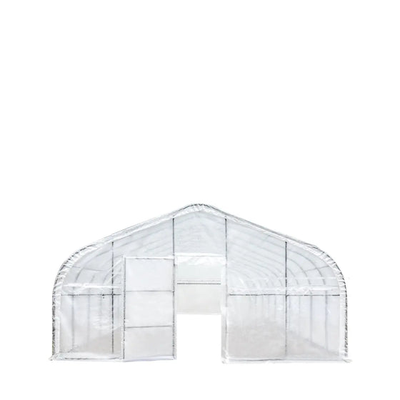 TMG Industrial 20' x 50' Tunnel Greenhouse Grow Tent w/12 Mil Ripstop Leno Mesh Cover, Cold Frame, Roll-up Windows, Peak Ceiling Roof, TMG-GH2050