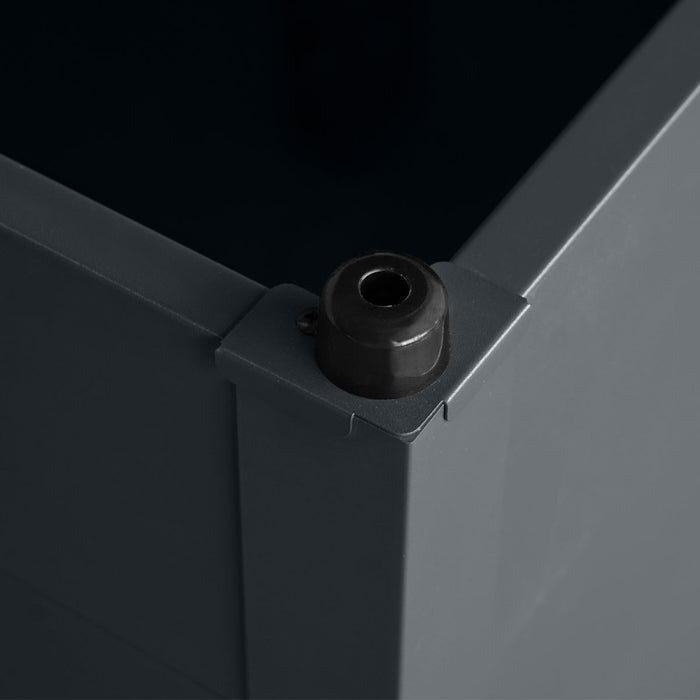 TMG Industrial 220 Gallon Stationary Composter, Galvanized/Powder Coated, TMG-MCP40