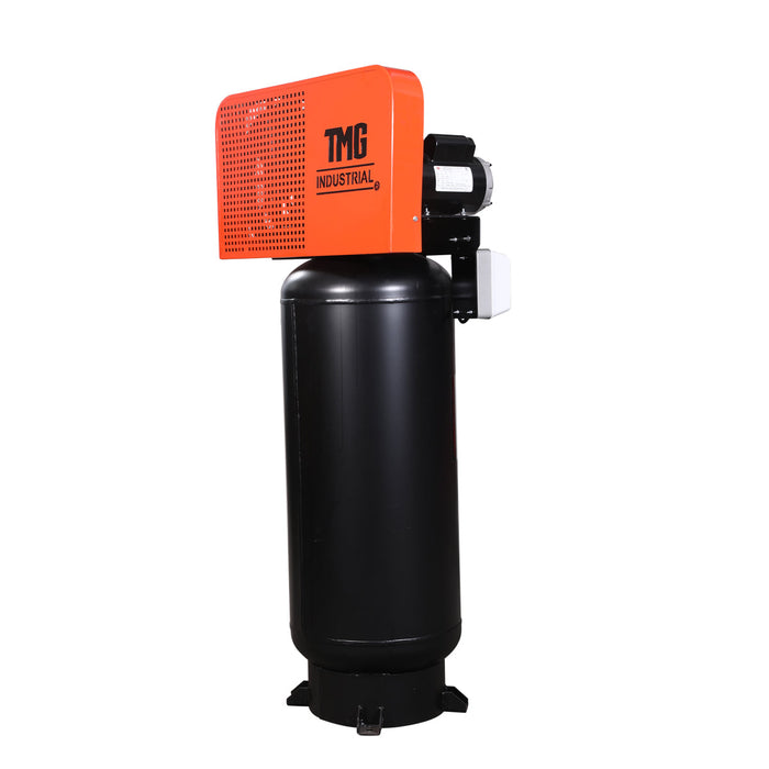 TMG Industrial 60 Gallon 5 HP Stationary Electric Air Compressor, 5 Min Fill Time, 230V Induction Motor, ASME Vertical Tank, TMG-ACE60