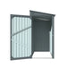 TMG Industrial 3’ x 6’ Galvanized Metal Pent Shed, 29 GA Corrugated Metal, 75“ Upper edge, TMG-MS0306