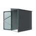 TMG Industrial 3’ x 6’ Galvanized Metal Pent Shed, 29 GA Corrugated Metal, 75“ Upper edge, TMG-MS0306