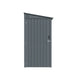 TMG Industrial 3’ x 6’ Galvanized Metal Pent Shed, 29 GA Corrugated Metal, 75“ Upper edge, TMG-MS0306