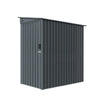 3’ x 6’ Galvanized Metal Pent Shed, 29 GA Corrugated Metal, 75“ Upper edge, TMG-MS0306