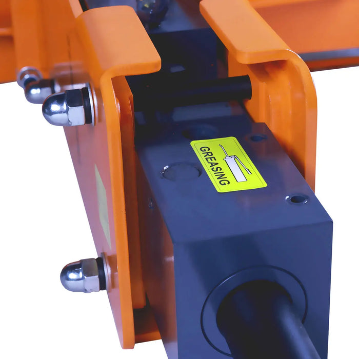 TMG Industrial 30-70 HP Skid Steer Hydraulic Breaker, 2” Moil Point Chisel, 350 J Impact Energy, Universal Mount, TMG-HB53S