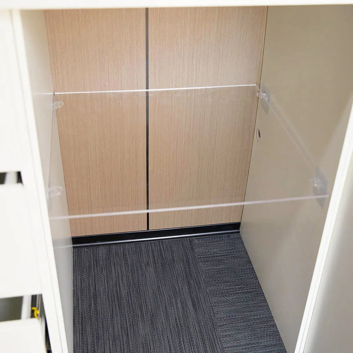 TMG Industrial 30’ Custom Built Steel Container Office, Working Area & Manager’s Office, 1 Leather Office Chair, 4 Ergonomic Office Chairs, TMG-SCO30