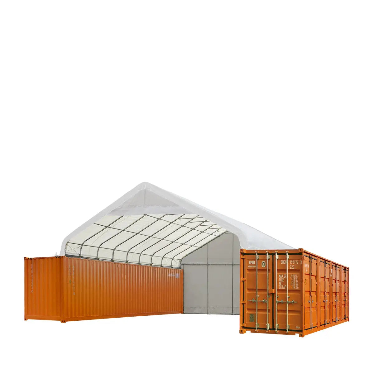 Texas Pvc TMG 30' x 40' PVC Container Shelter | ST3042CVF