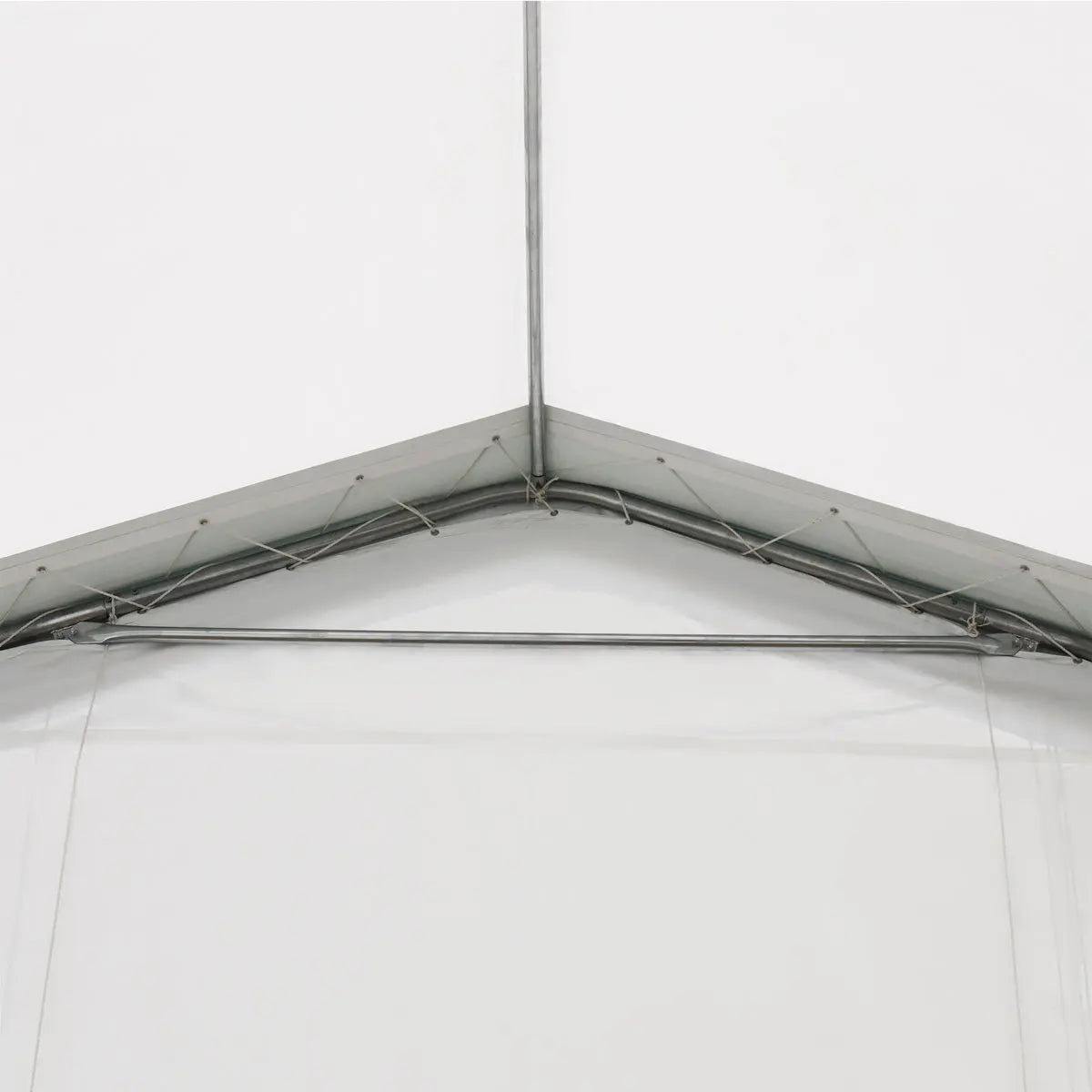 TMG Industrial 30' x 40' Peak Ceiling Storage Shelter with Heavy Duty 11 oz PE Cover & Drive Through Doors, TMG-ST3040E (Previously ST3040)