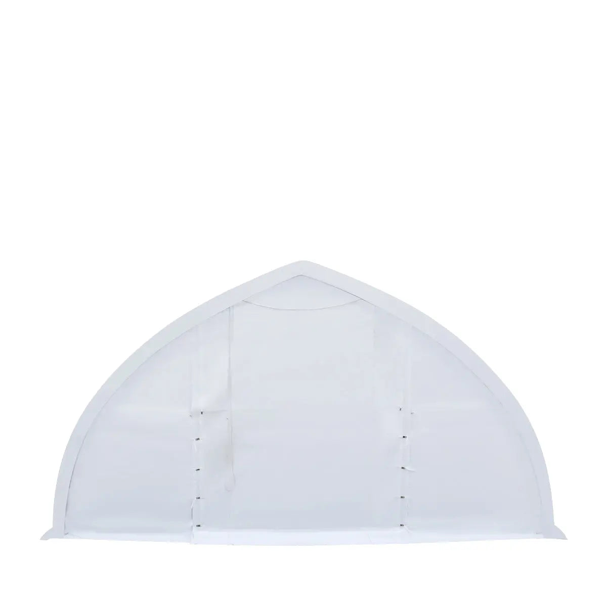 TMG Industrial 30' x 40' Peak Ceiling Storage Shelter with Heavy Duty 11 oz PE Cover & Drive Through Doors, TMG-ST3040E (Previously ST3040)