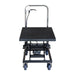 TMG Industrial 330-Lb Mobile Scissor Lift Table, 28” Lifting Height, Foot Pedal Operation, Rubber Padded Tabletop, TMG-ALS01